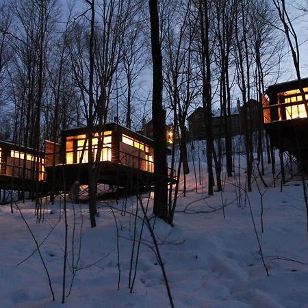 Cabin Sutton 252 - En Harmonie Avec La Nature! Villa Exterior foto