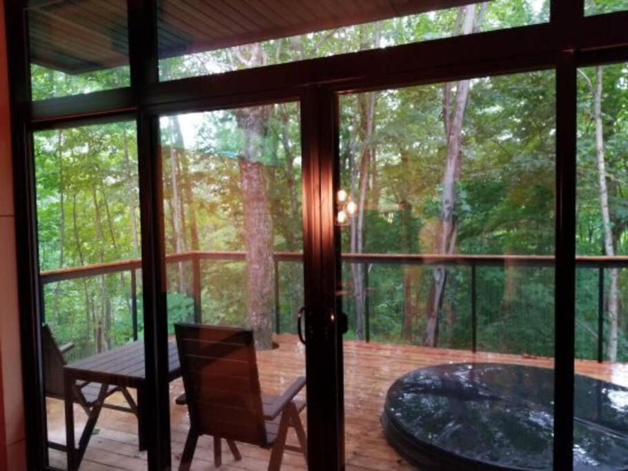 Cabin Sutton 252 - En Harmonie Avec La Nature! Villa Exterior foto